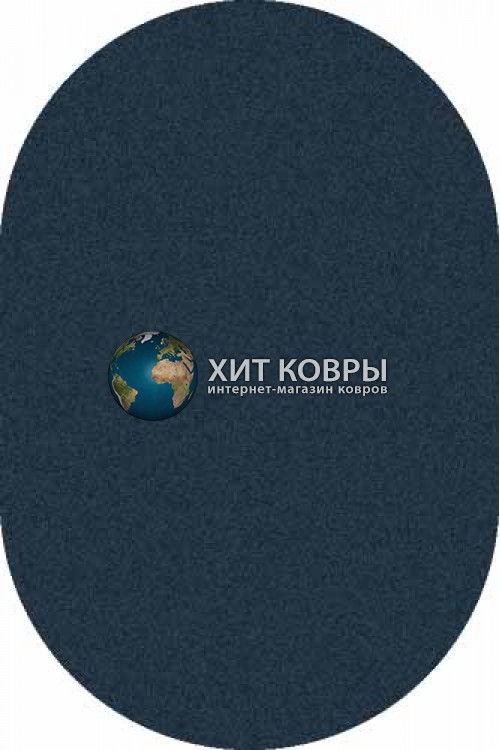 Российский ковер  овальный Platinum t600 бирюзовый