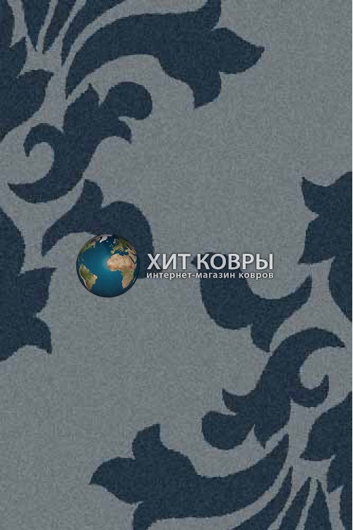 Российский ковер прямоугольный Platinum t620 голубой бирюзовый