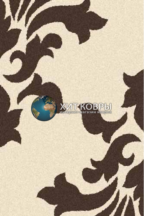 Российский ковер прямоугольный Platinum t620 кремовый коричневый