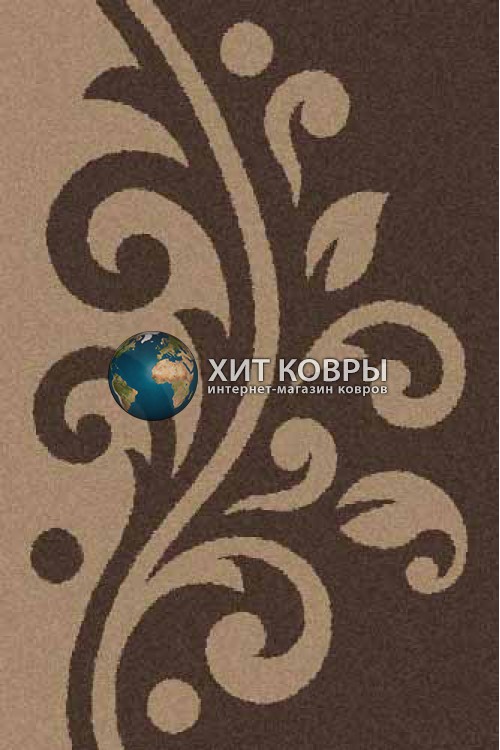 Российский ковер прямоугольный Platinum t621 коричневый