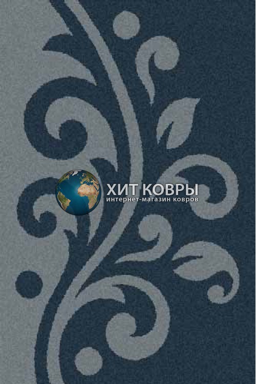 Российский ковер прямоугольный Platinum t621 бирюзовый