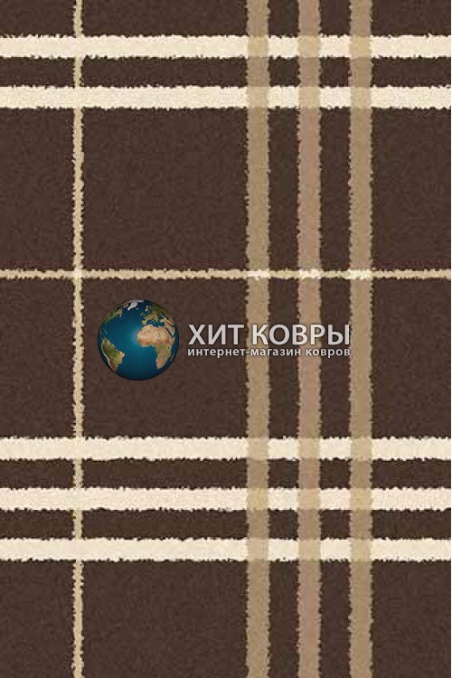 Российский ковер прямоугольный Platinum t642 коричневый